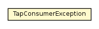 Package class diagram package TapConsumerException