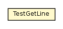 Package class diagram package TestGetLine